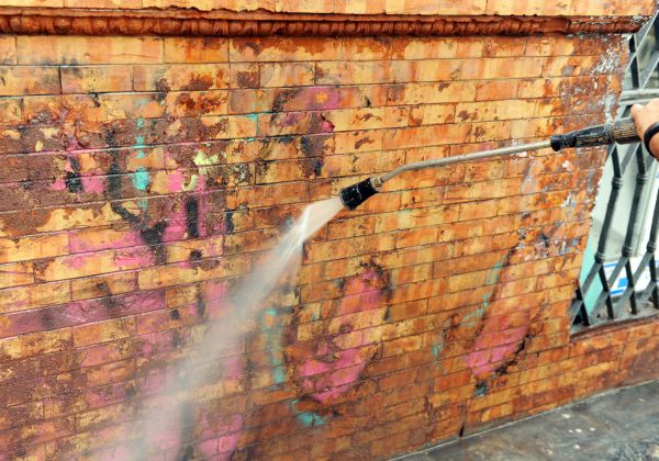 Cost of Brick Graffiti Cleaning in Sarasota